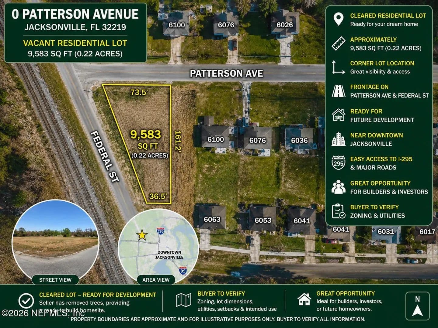 Property from 0 PATTERSON Avenue - KW - Jacksonville, Florida, 32219