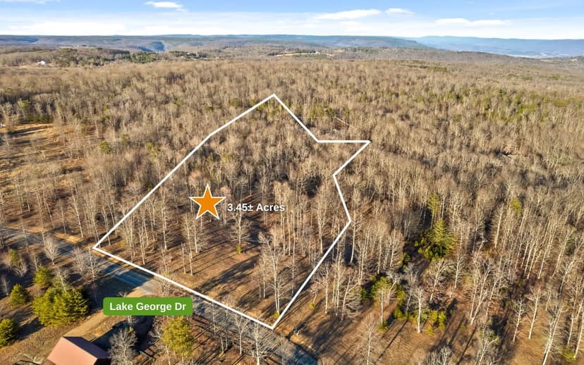 3.45 Acres in TN, Approved for 3 Bedroom Home