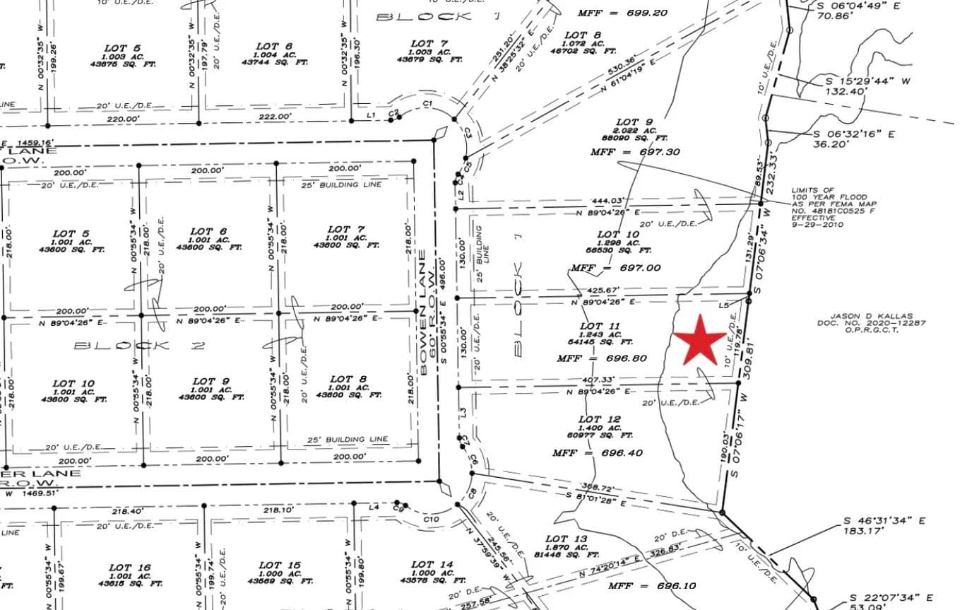 1.24 Acres of Land for Sale in Van Alstyne, TX - Van Alstyne, Texas, 75495