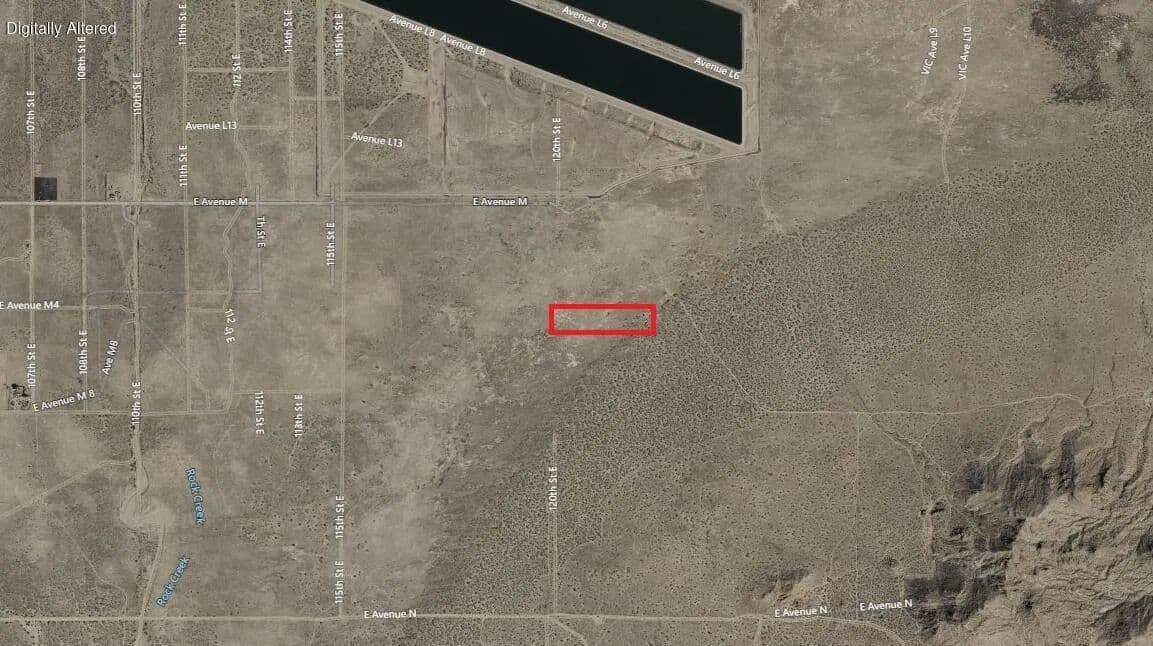 Property from 120th Street East - KW - Palmdale, California, 93591