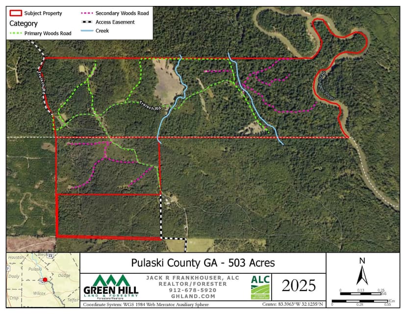 Georgia Camp - 503 Acres on the Ocmulgee River