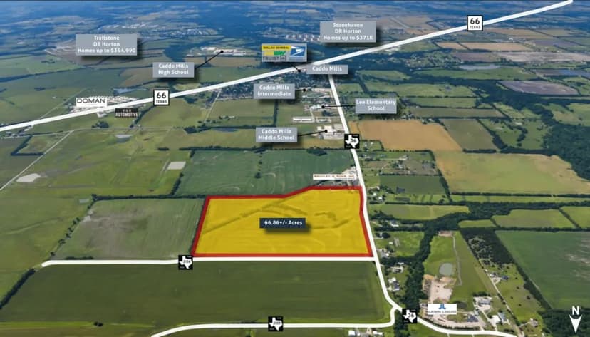 66.86+/- Acre Investment Tract - Caddo Mills ETJ