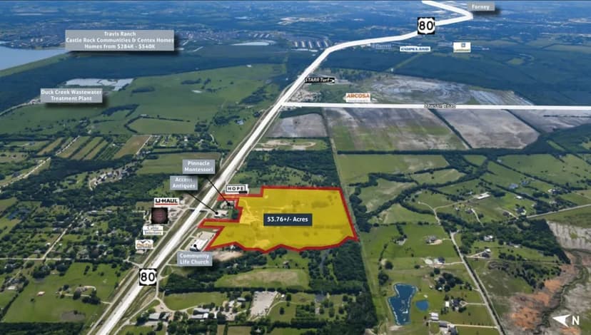 53.76+/- Acre Development Site | Sunnyvale, TX