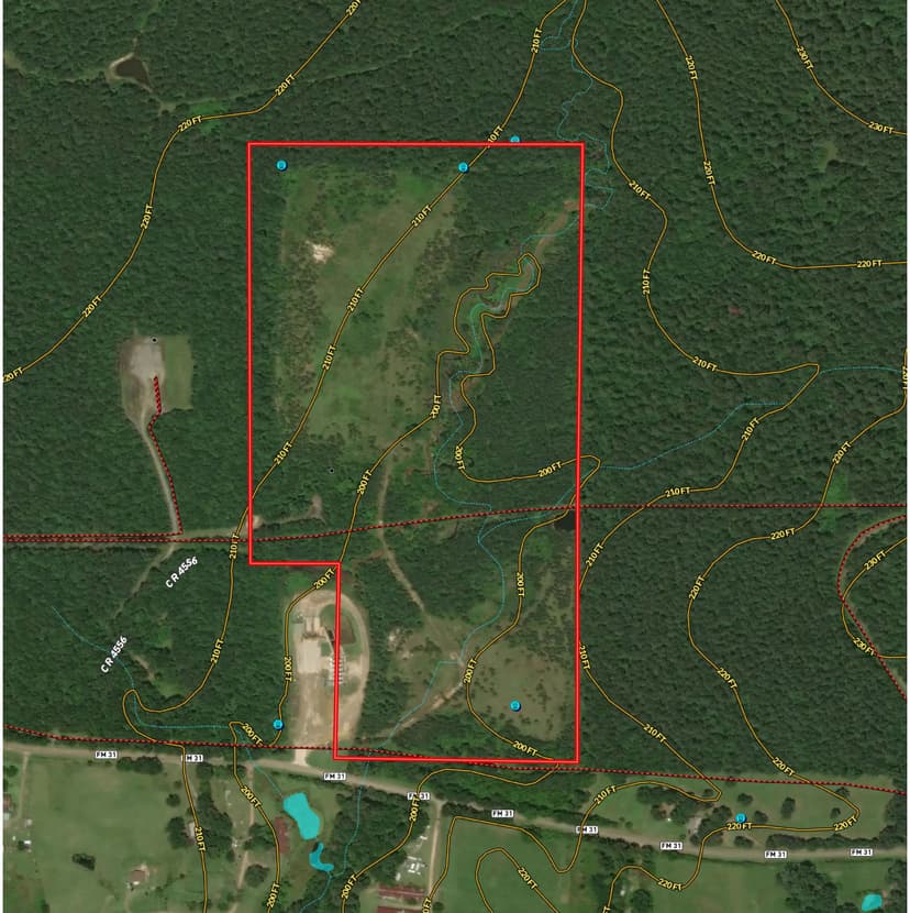 60-Acre Modern Farmhouse in Panola County, TX for Sale - Perfect for Grazing & Hunting!