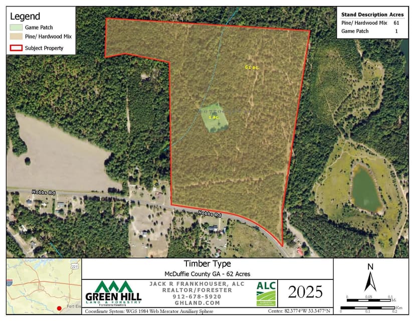 Jones Tract - McDuffie County 62 Acres