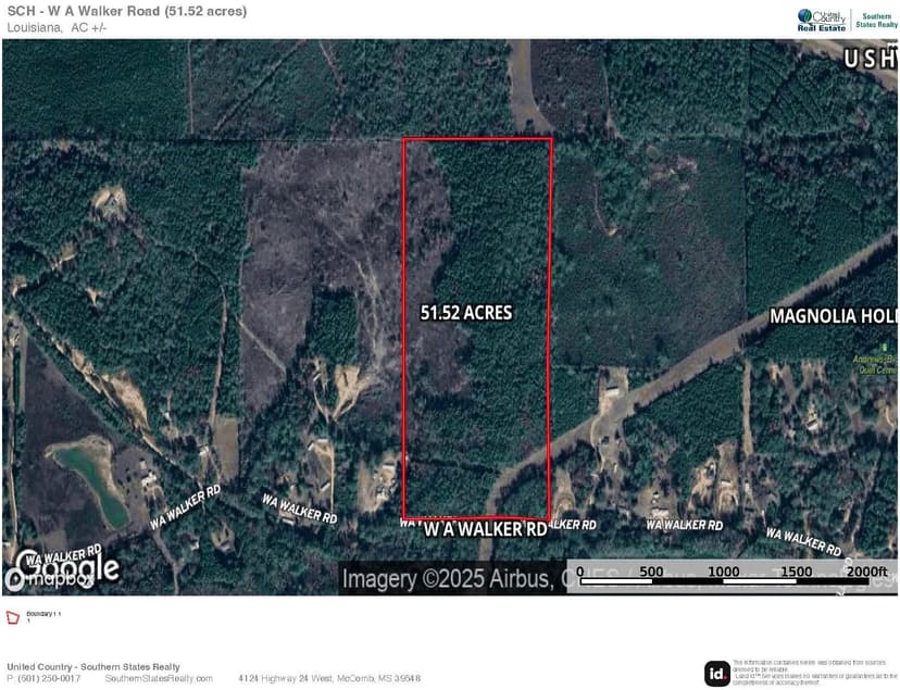 51.52 Acres Land for Sale Near McComb MS
