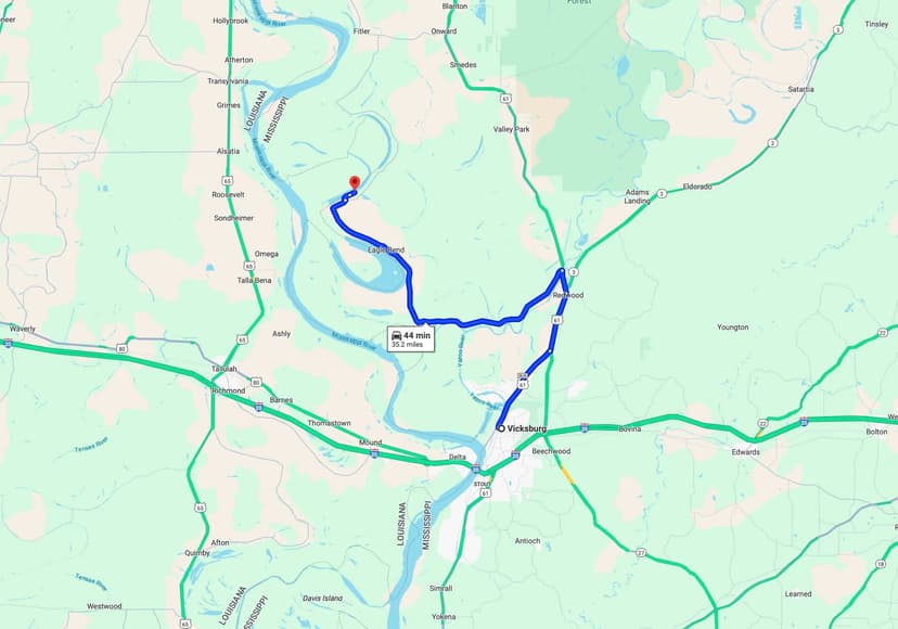 Cabin on 0.29 Acres in Warren County, MS