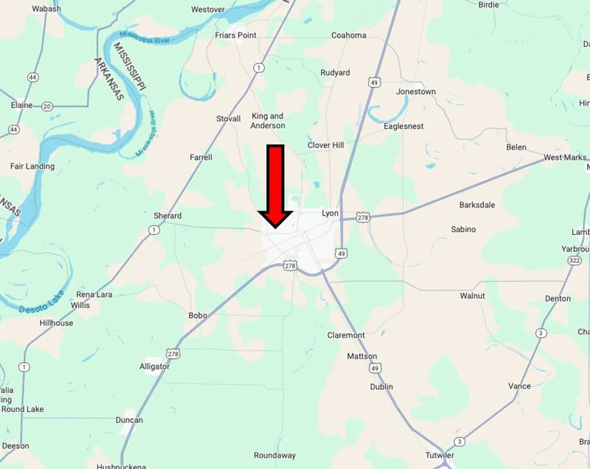 Home in Coahoma County at 1443 Shady Lane in Clarksdale, MS