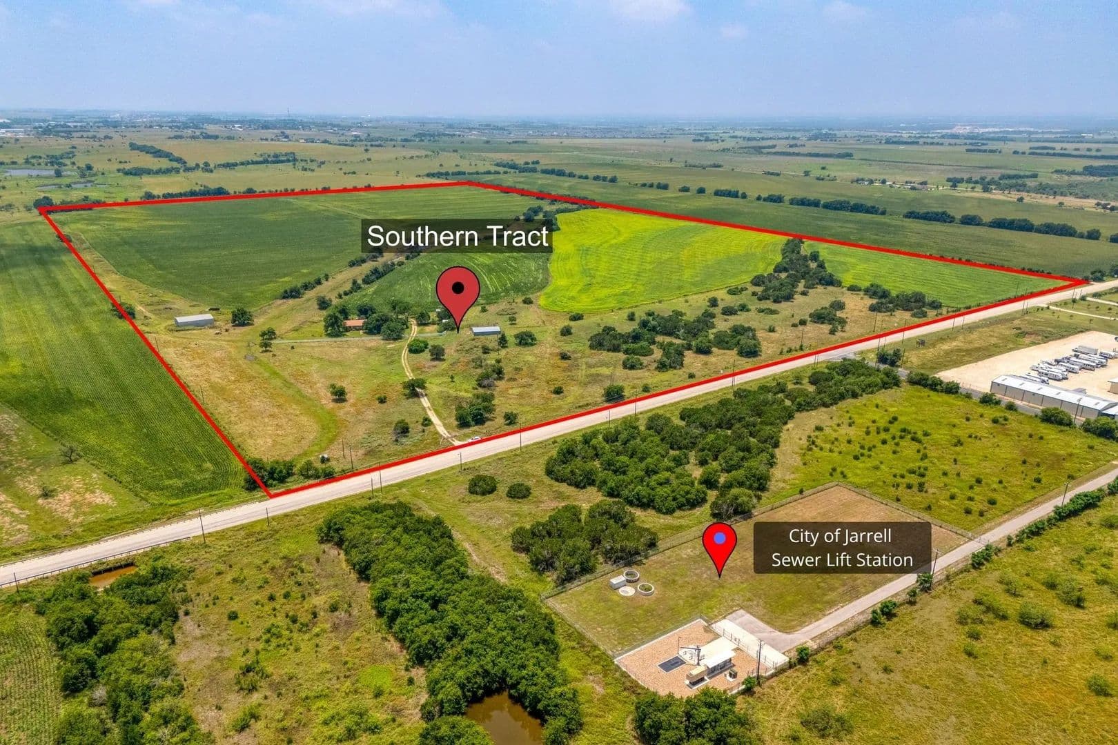 118.2 Acres of Land for Sale in Jarrell, TX - Jarrell, Texas, 76537