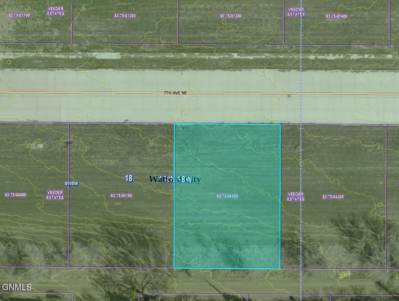 Property from Tbd 7th Avenue NE - KW - Watford City, North Dakota, 58854