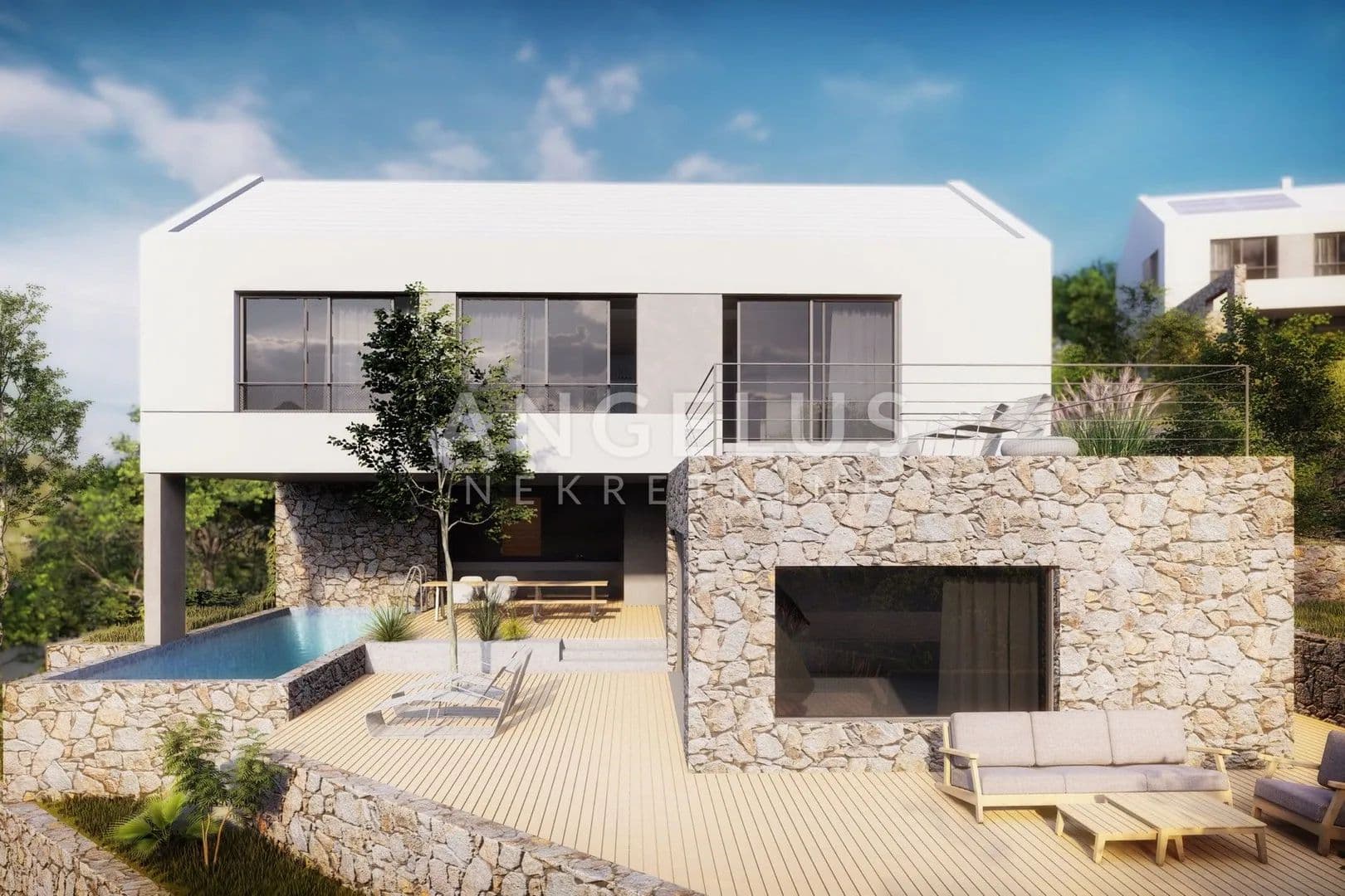 Ekskluzivno građevinsko zemljište udaljeno 70 m od mora na otoku Braču - land for sale