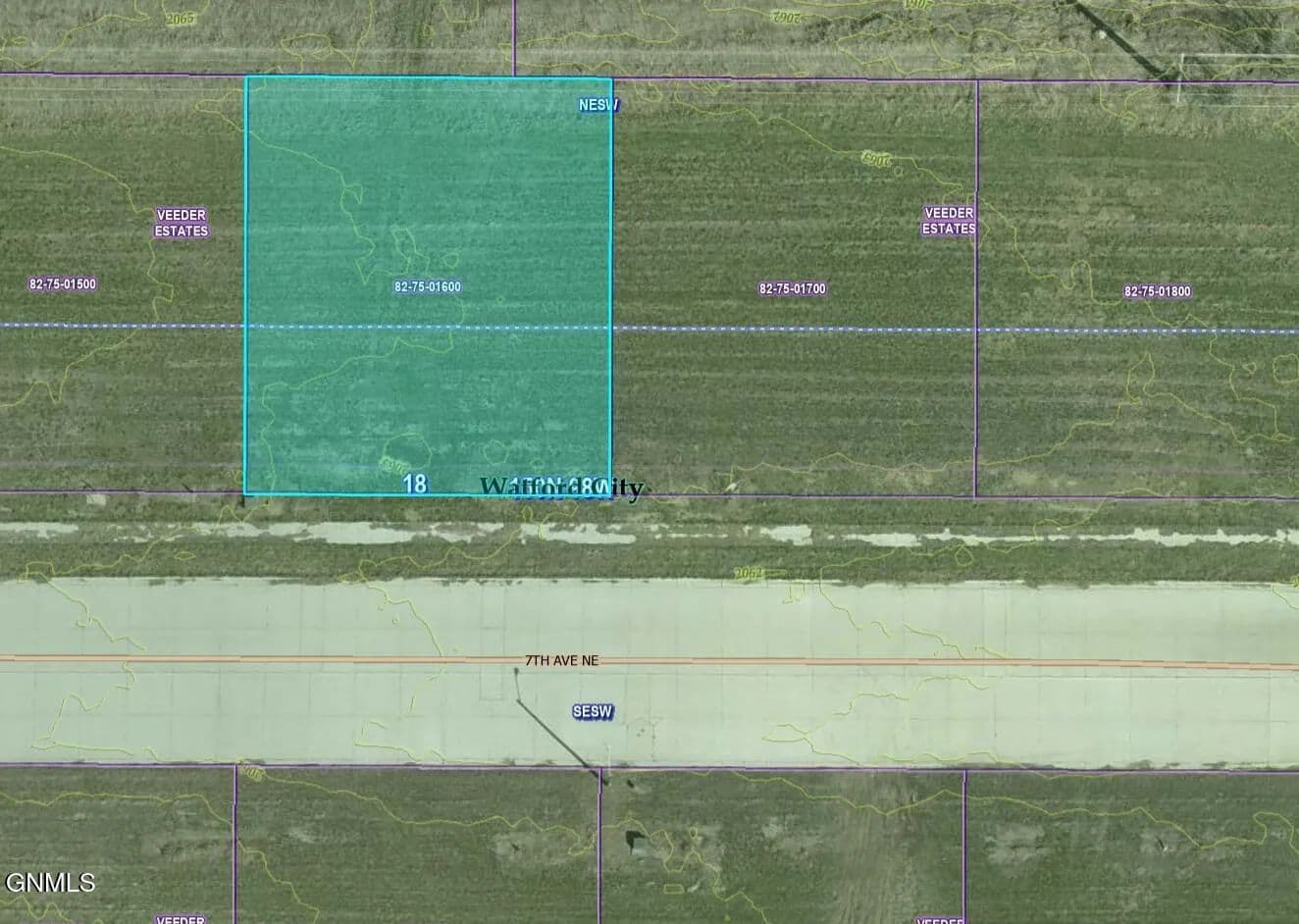 Property from Tbd 7th Avenue NE - KW - Watford City, North Dakota, 58854
