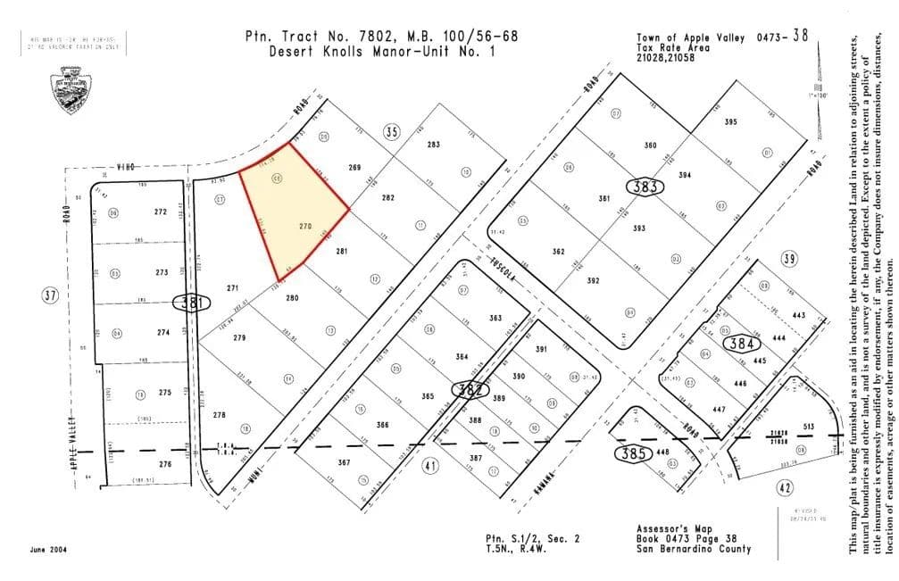 Property from 0 Viho Road - KW - Apple Valley, California, 92307