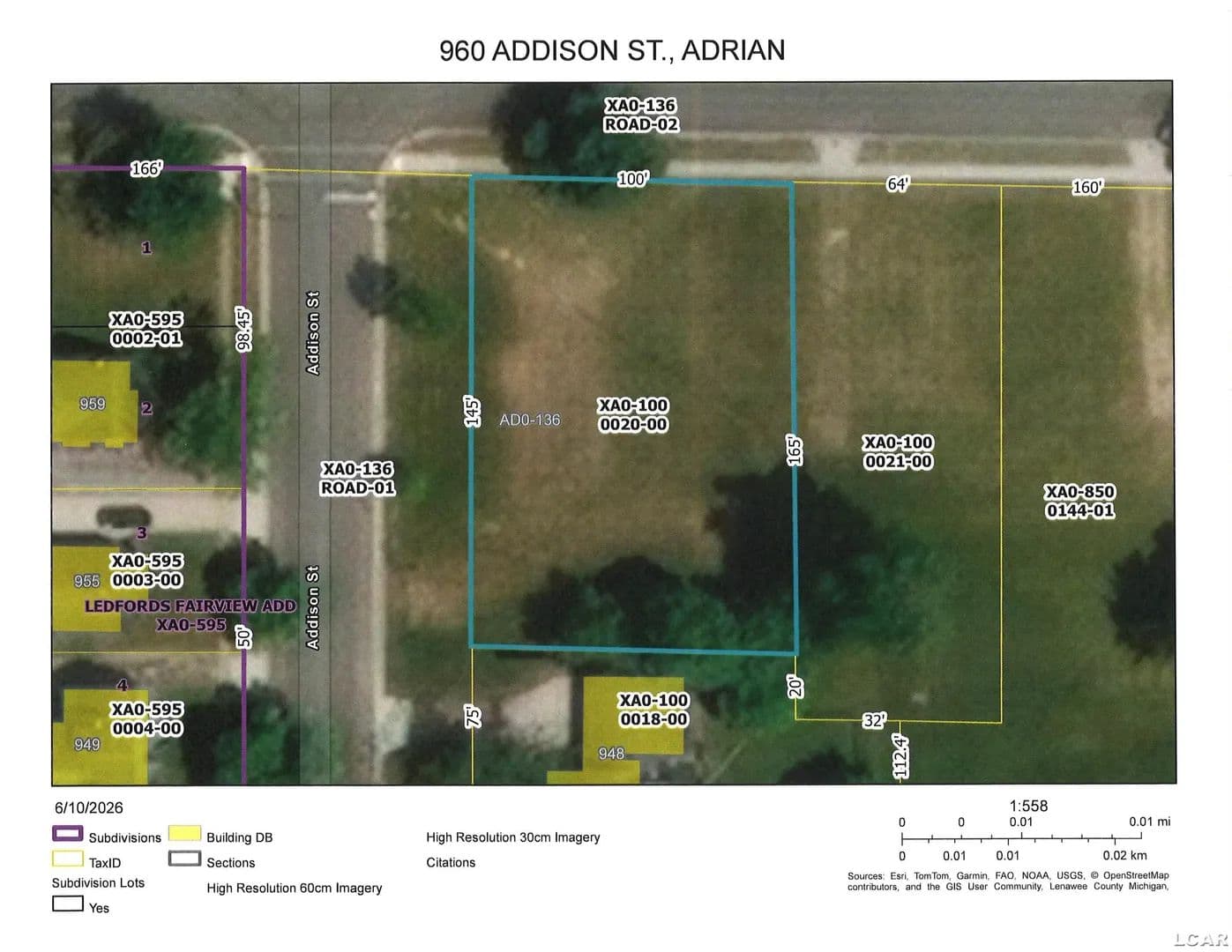 Property from 960 Addison Street - KW - Adrian, Michigan, 49221