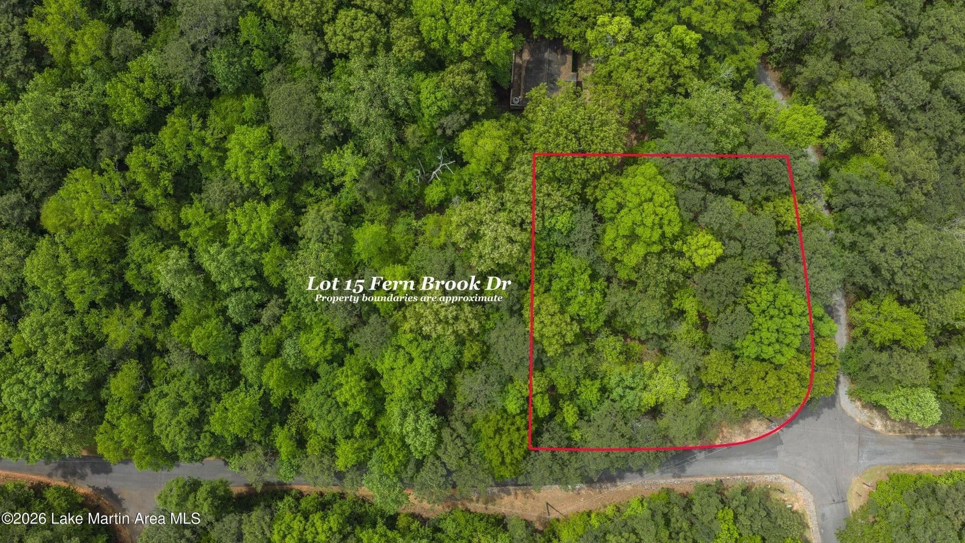 Property from Lot 15 Fern Brook Dr - KW - Dadeville, Alabama, 36853