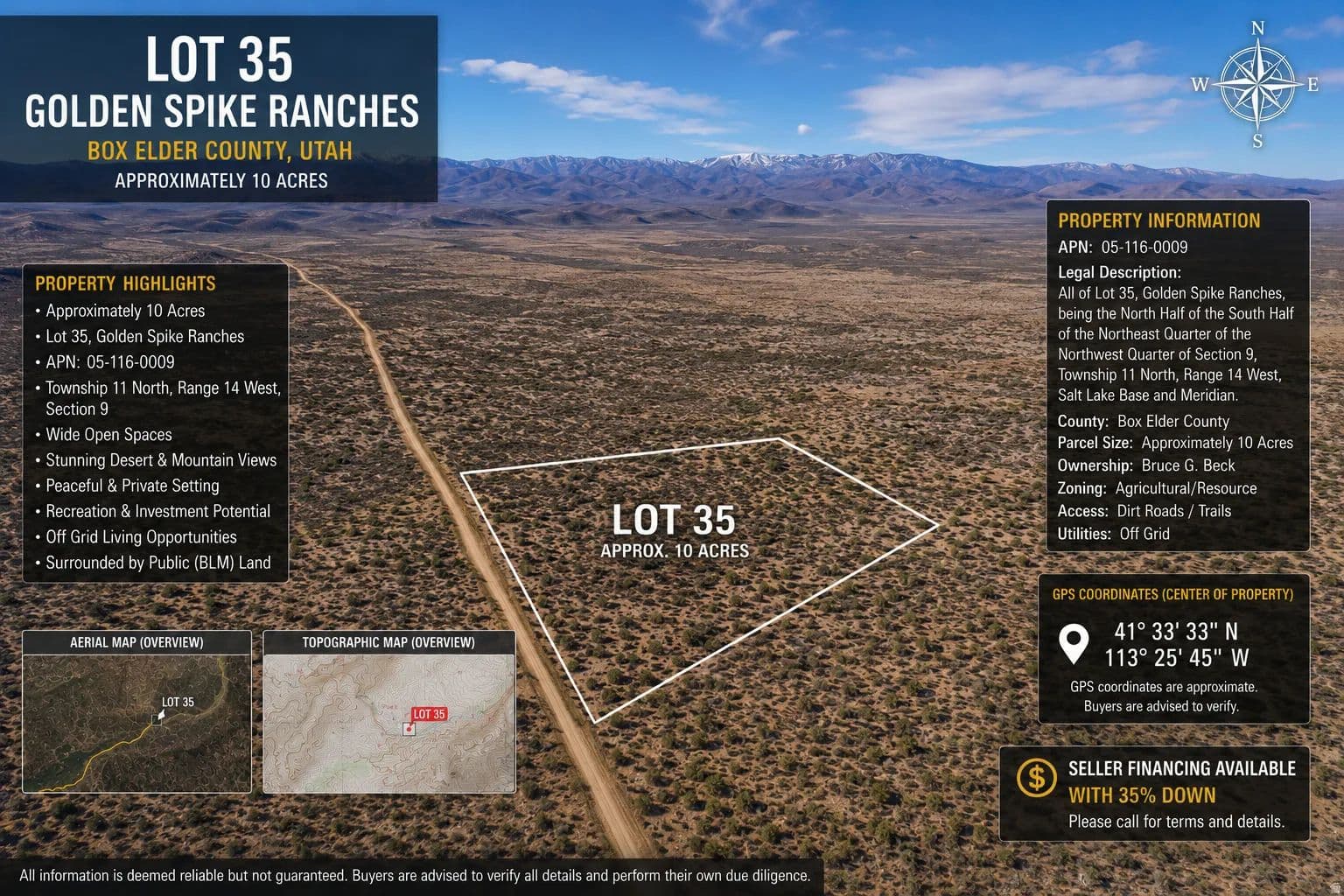 10 Acres of Land for Sale in Park Valley, Utah - Park Valley, Utah, 84329