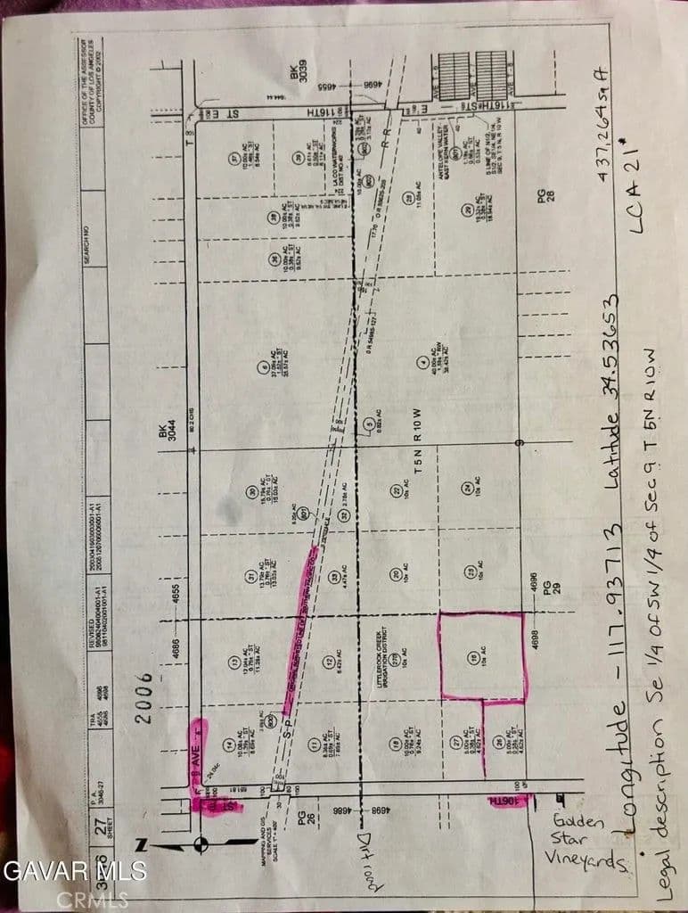 Property from 106 st E Avenue T - KW - Littlerock, California, 93543