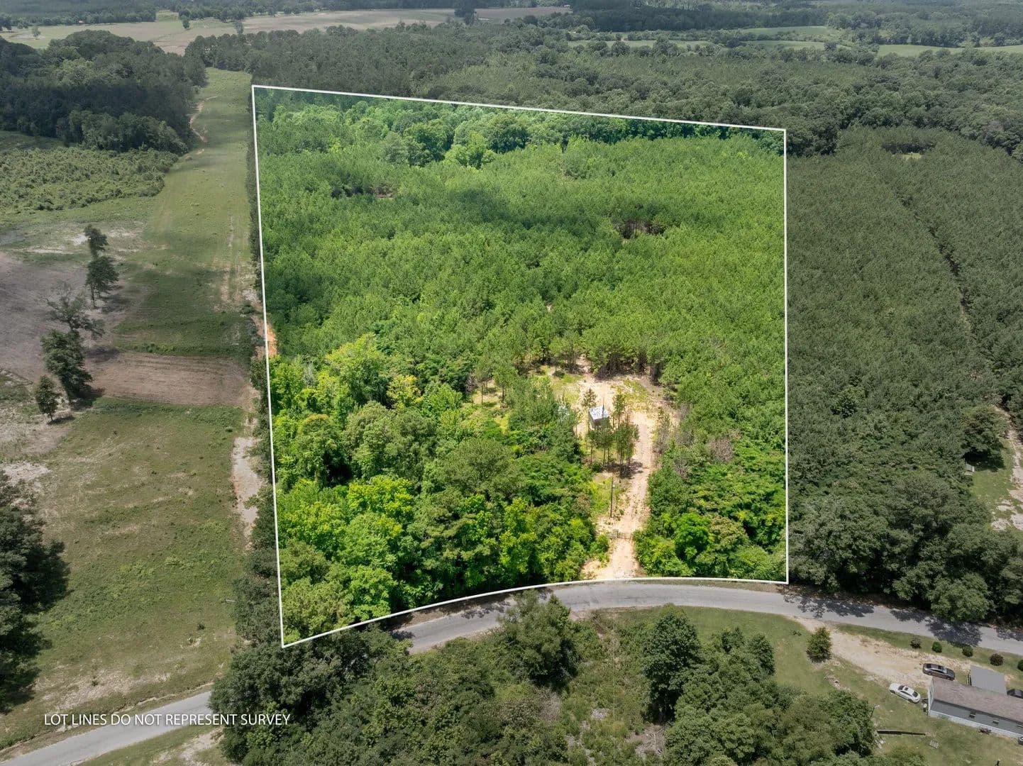 Property from 31 Acres Ridgeland Rd. - KW - Bassfield, Mississippi, 39421