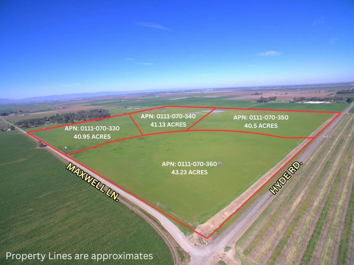 Dixon, CA Farmland for Sale - 41.13 Acres in Solano County - Dixon, California, 95620