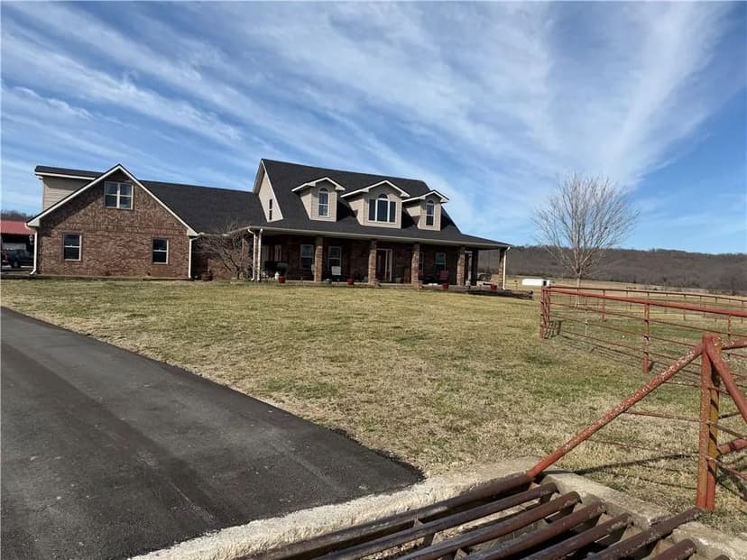 Home on Acreage in Hindsville, Arkansas - Spring-Fed Creek, Cattle Operation & 59 Acres of Land for Sale