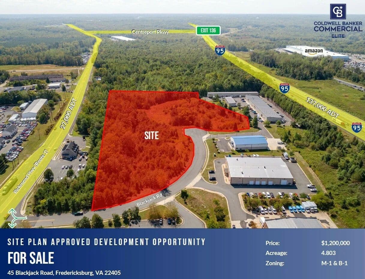 Land -Industrial in Fredericksburg - Fredericksburg, Virginia, 22405