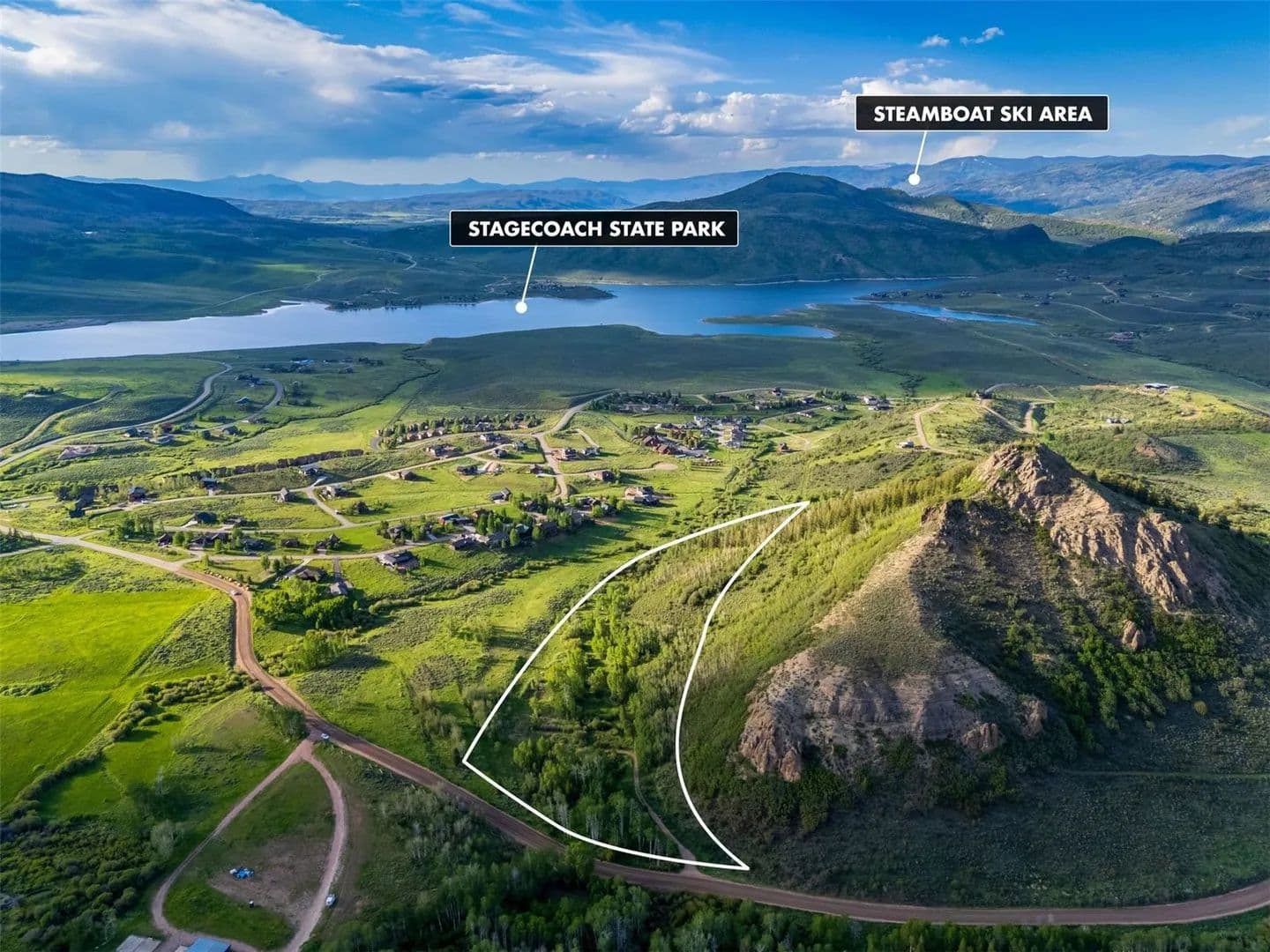 Property from 22090 County Road 212 - KW - Oak Creek, Colorado, 80467