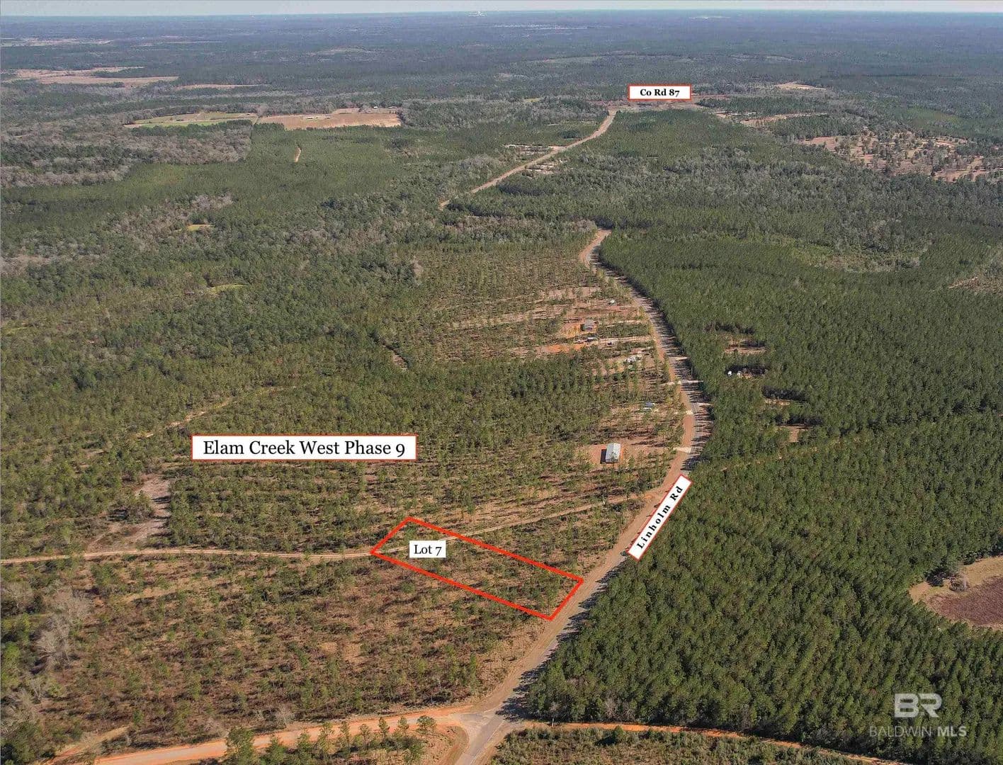Property from 0 Linholm Road - KW - Robertsdale, Alabama, 36567