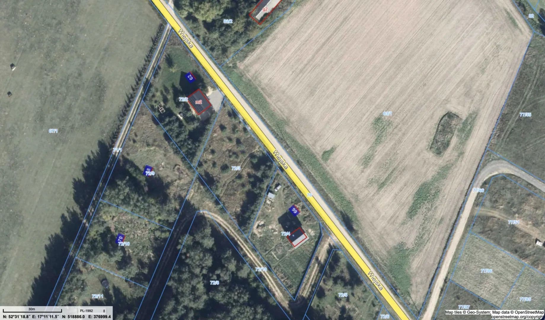 Rezerwacja Działka nad jeziorem w Stęszewku - land for sale