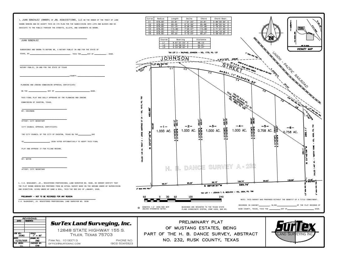 Property from Lot 1 Johnson - KW - Overton, Texas, 75684