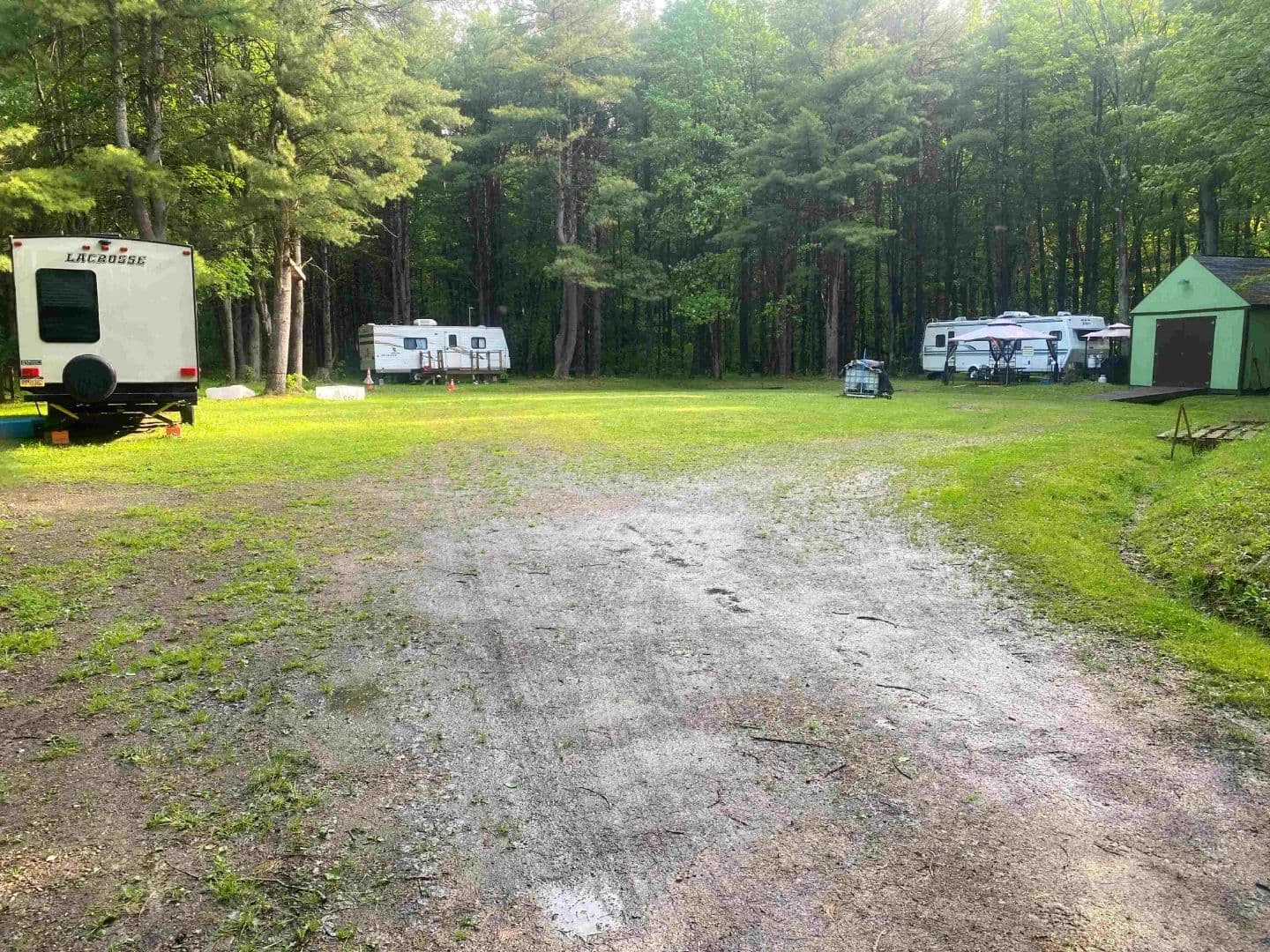 4 acres Recreational Land with Two Campers in Belfast NY Searles Road - Belfast, New York, 14711