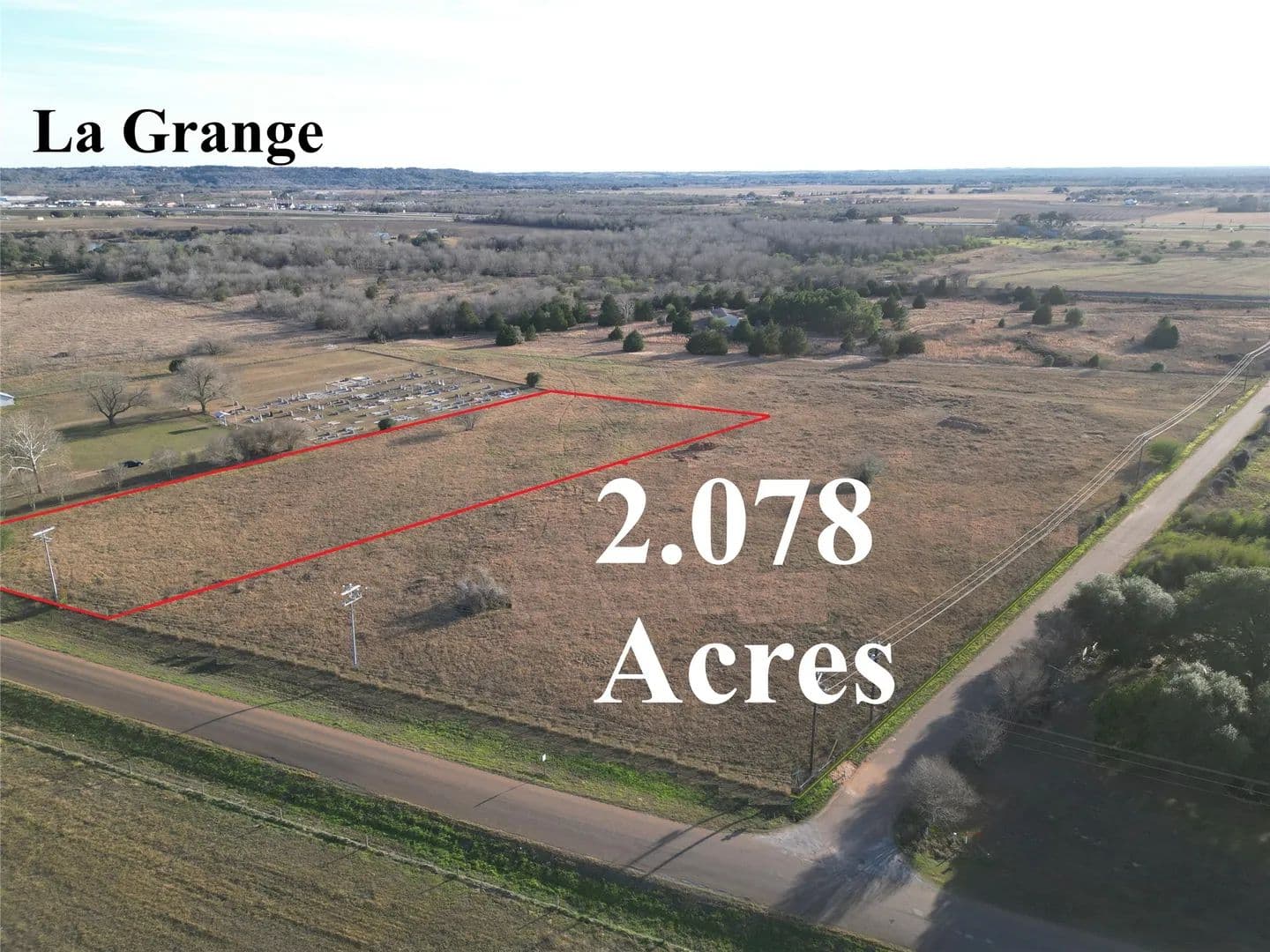 2.08 Acres of Land for Sale in La Grange, Texas - La Grange, Texas, 78945