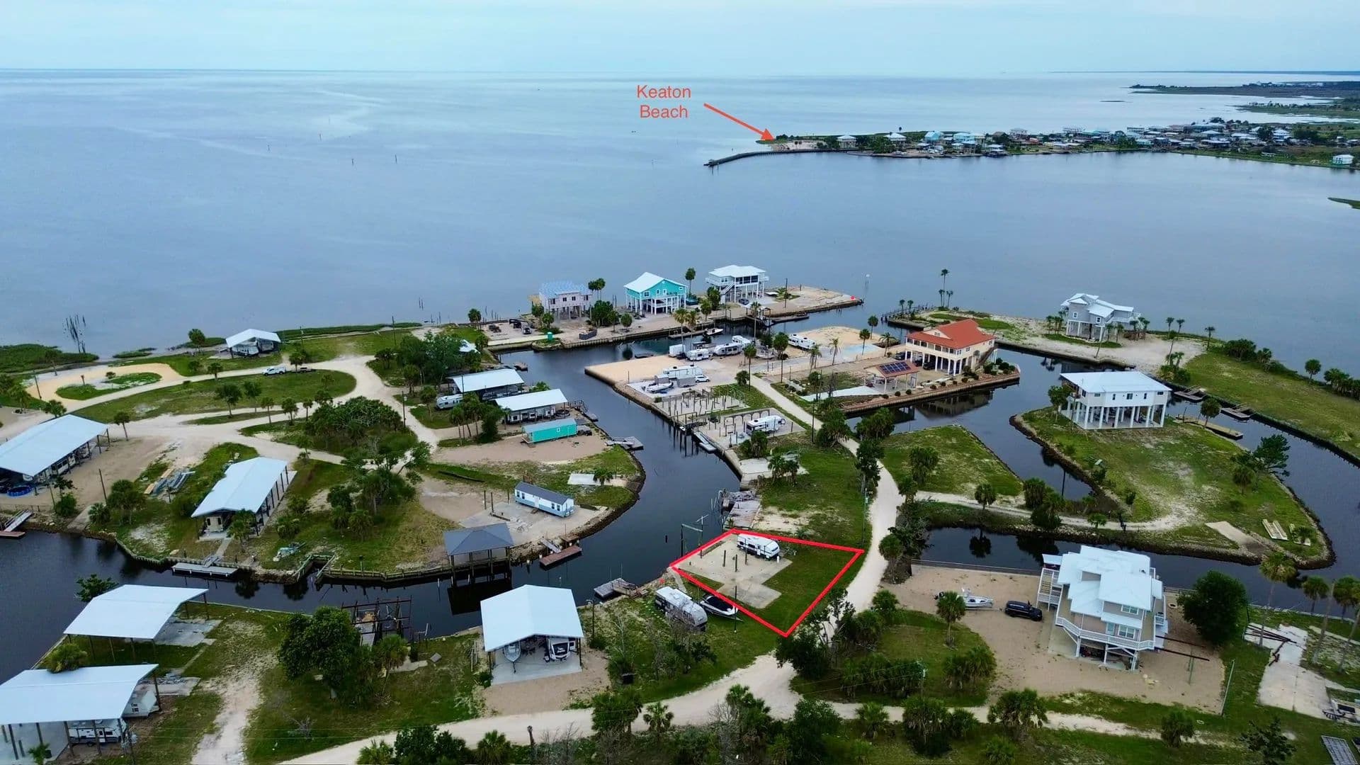 Property from 141 Kingfisher Road - KW - Keaton Beach, Florida, 32348