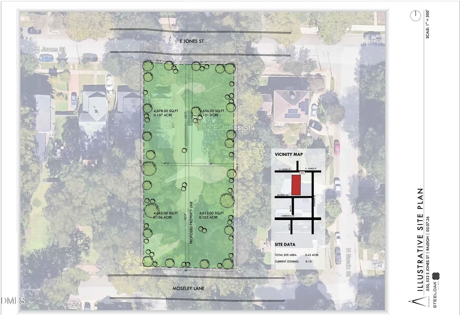 Property from 550 E Jones Street - KW - Raleigh, North Carolina, 27601