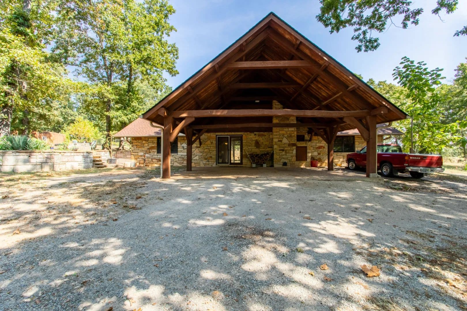 Timberframe Home & Horse Property in Highland, Arkansas on 8 Acres - land for sale