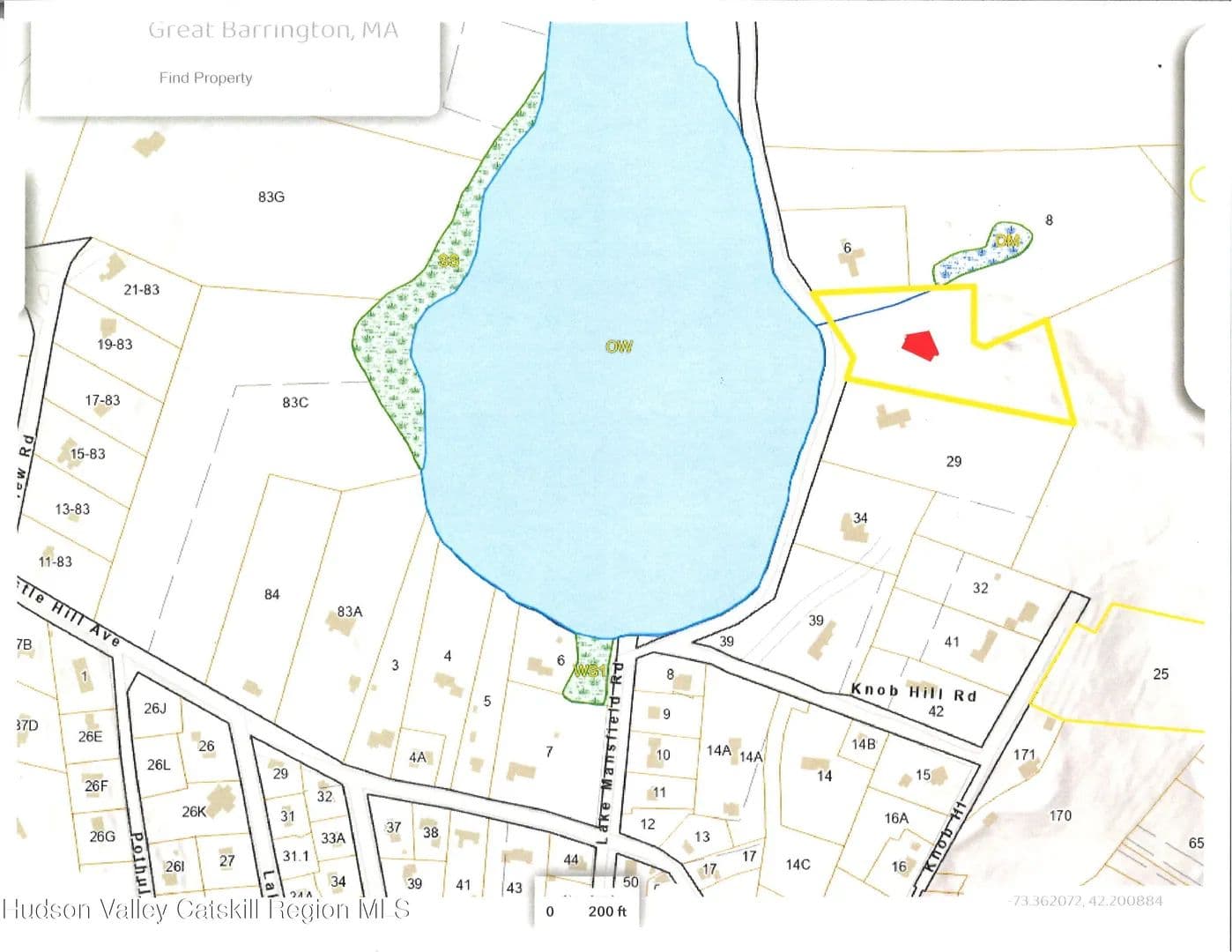 Property from 0 Lake Mansfield Road - KW - Great Barrington, Massachusetts, 1230