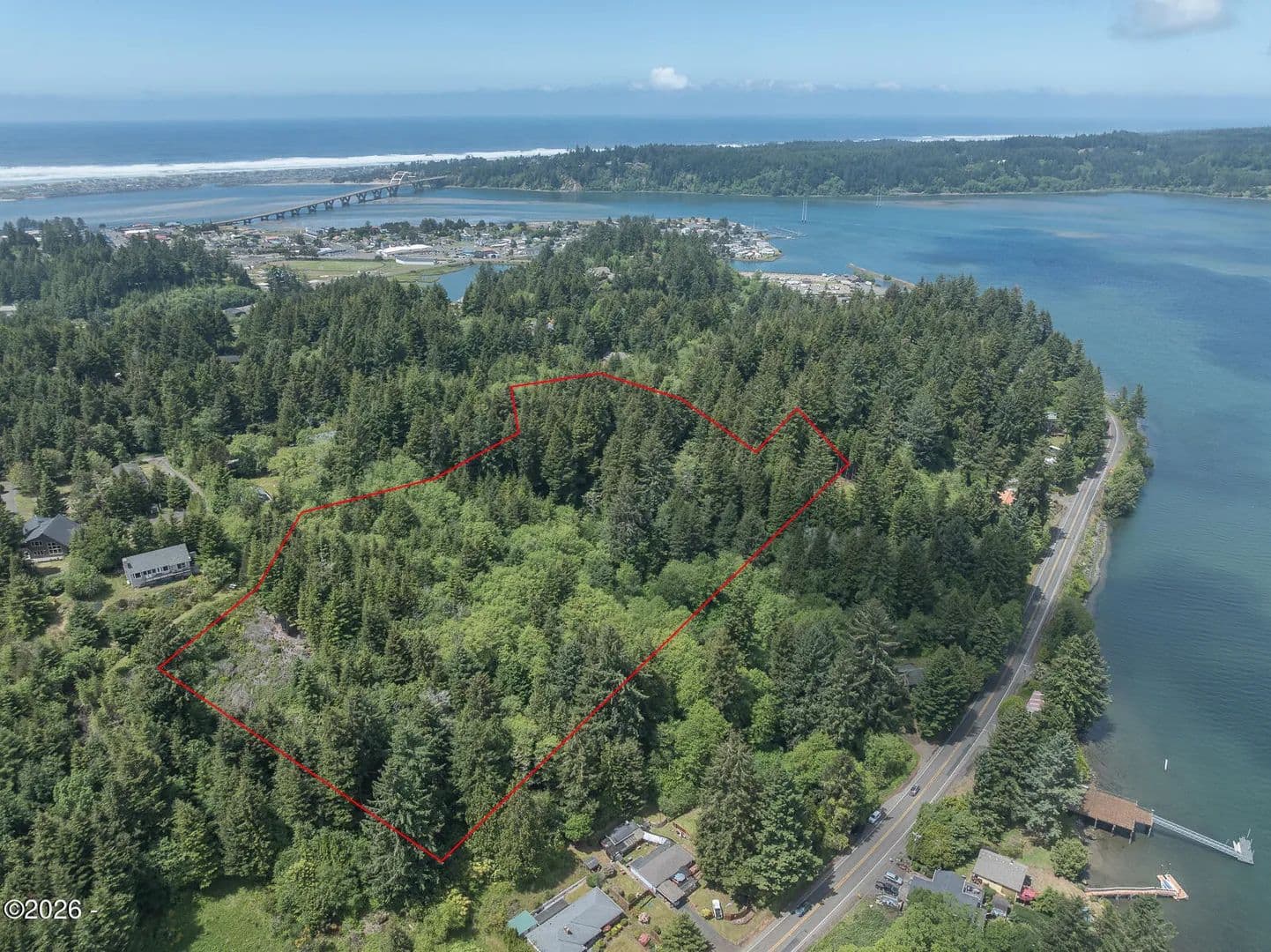 Property from TL 503 NE High Street - KW - Waldport, Oregon, 97394