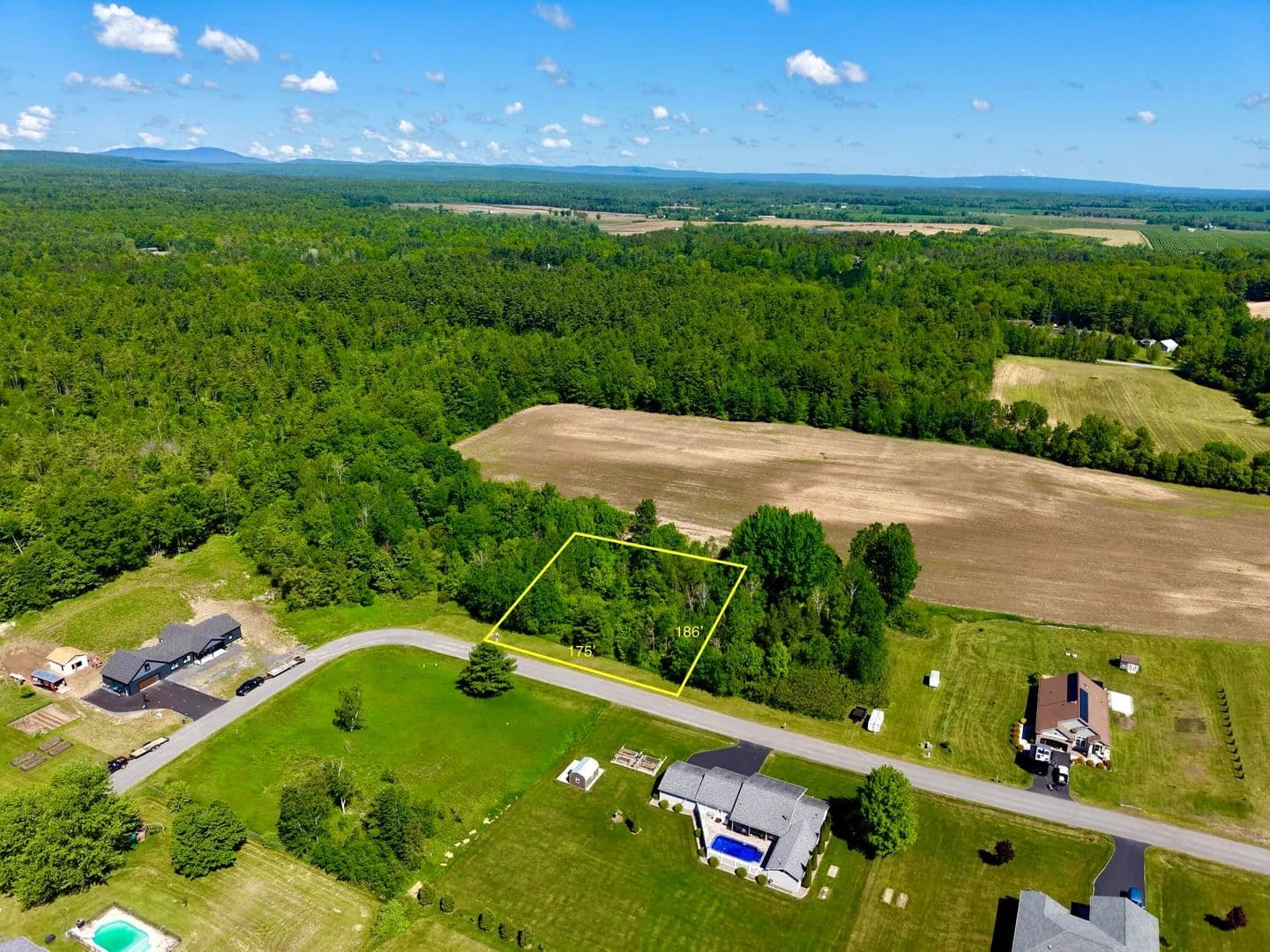Property from Lot 19 Ormsby Circle - KW - Peru, New York, 12972