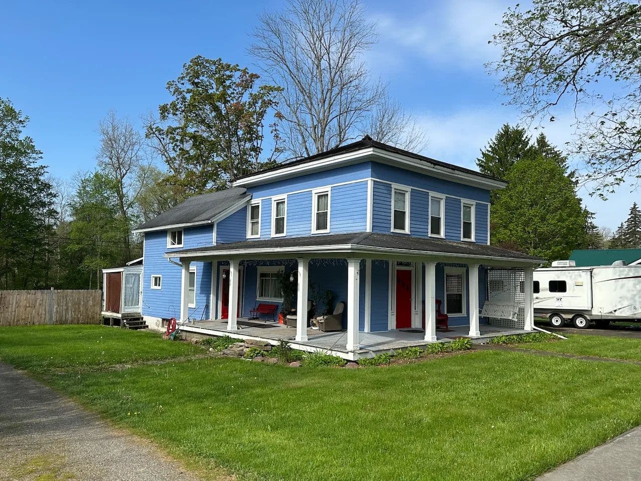 House with Wraparound Porch in Angelica NY 187 West Main St - Angelica, New York, 14709
