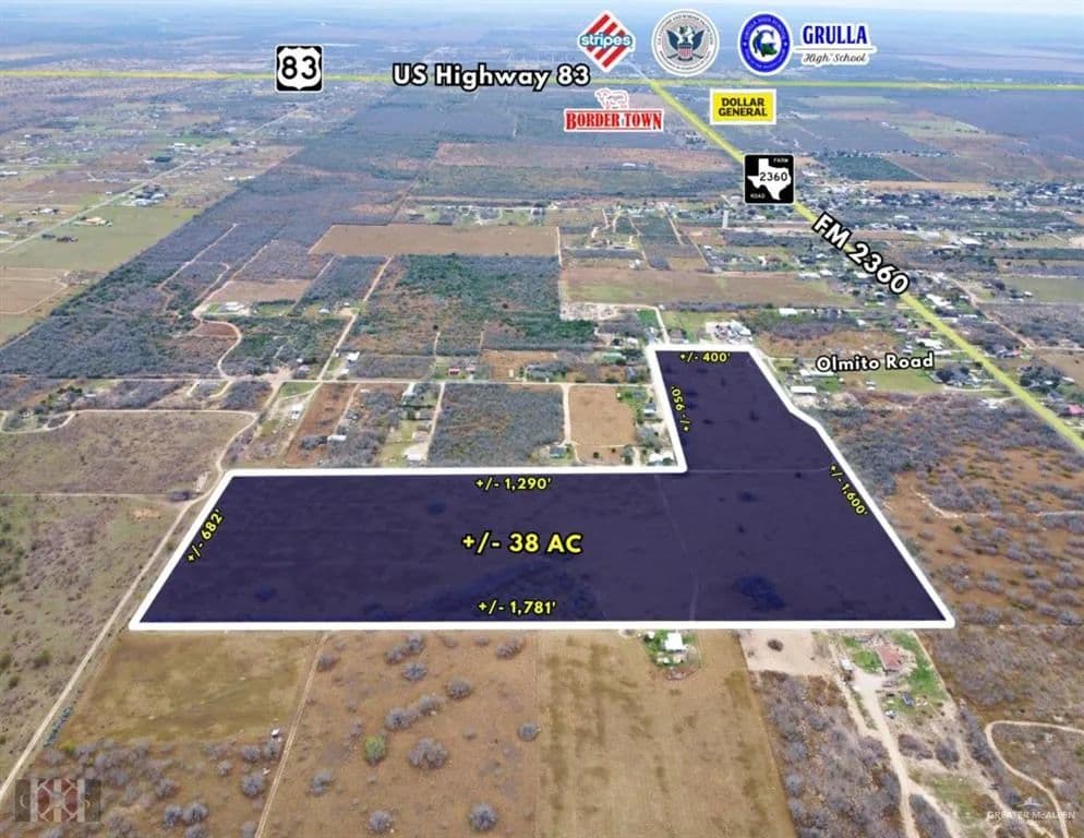 Land -Agricultural (Not Zoned) in Rio Grande City - Rio Grande City, Texas, 78582