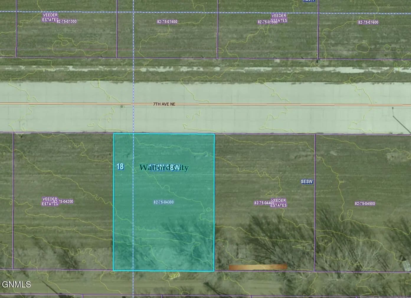 Property from Tbd 7th Avenue NE - KW - Watford City, North Dakota, 58854