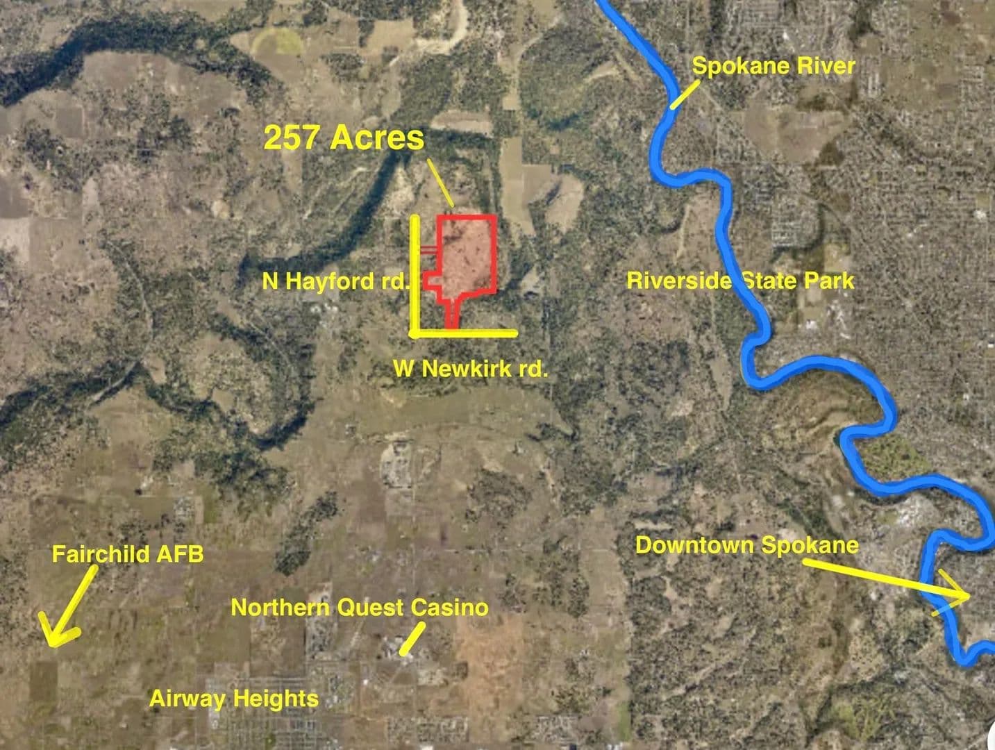 Property from XX257 Hayford Rd - KW - Spokane, Washington, 99224