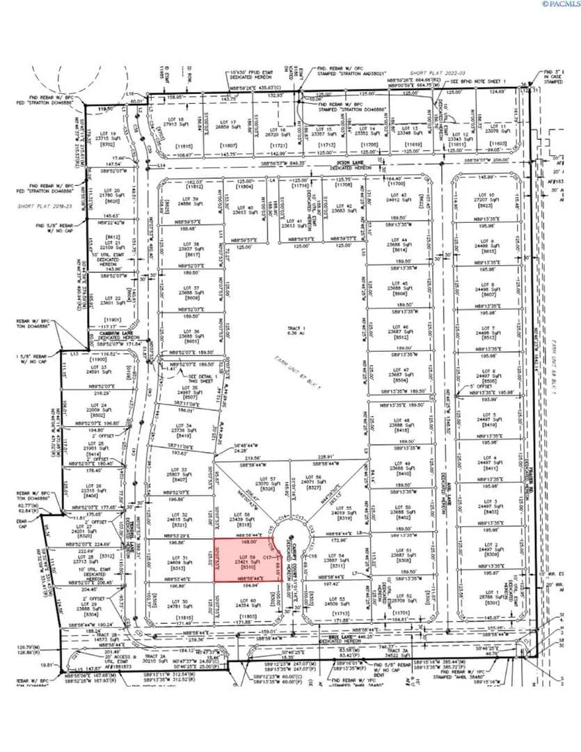 Property from 8310 Canopy Court - KW - Pasco, Washington, 99301