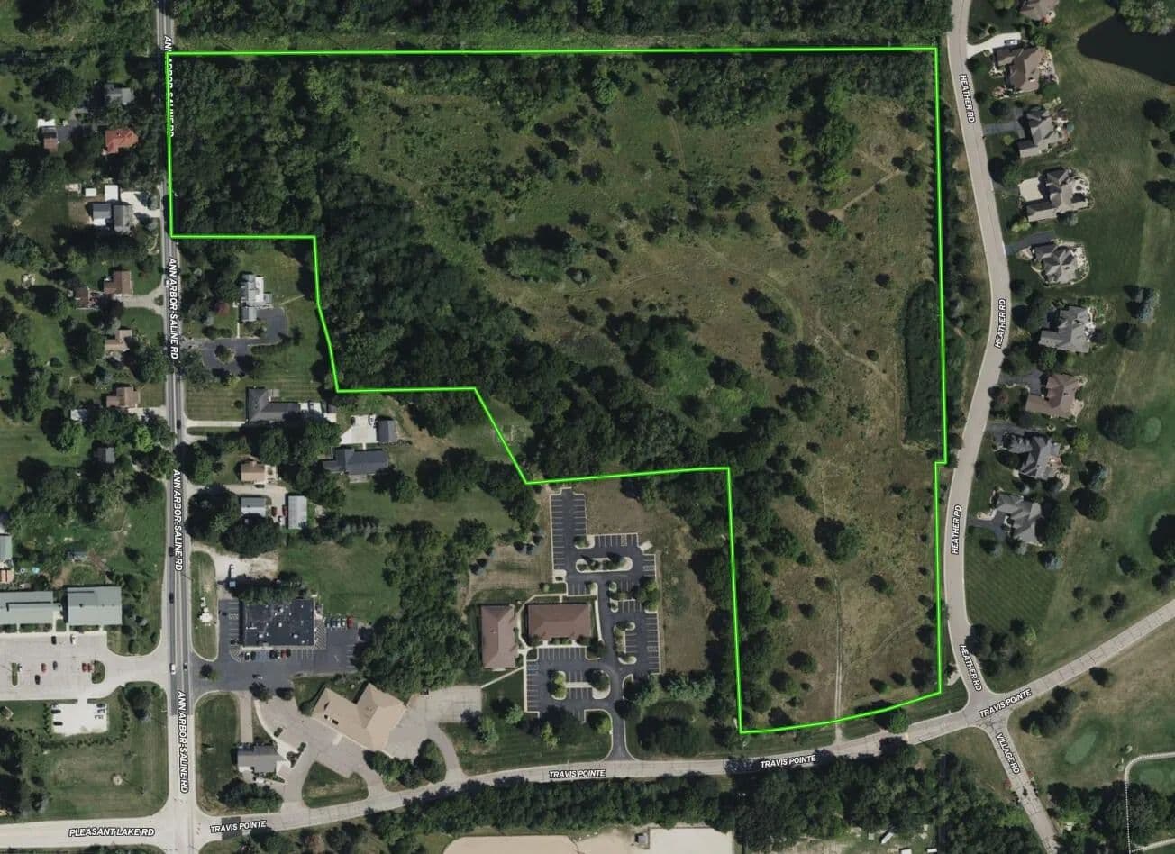 Property from Travis Pointe Road - KW - Ann Arbor, Michigan, 48103
