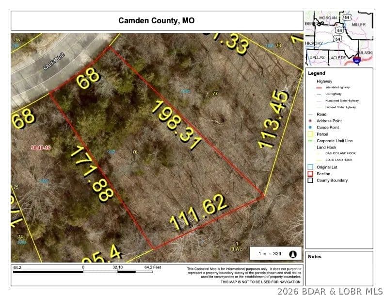 Property from Lot 1097 Salem Drive - KW - Lake Ozark, Missouri, 65049