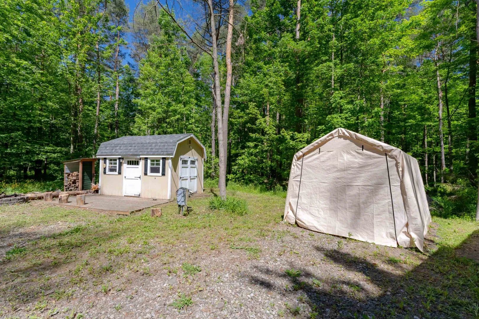 Cabin with Well, Septic and Electric on 1.4 acres in Springwater NY 8804 Becker Rd in the Finger Lakes Region - Springwater, New York, 14560