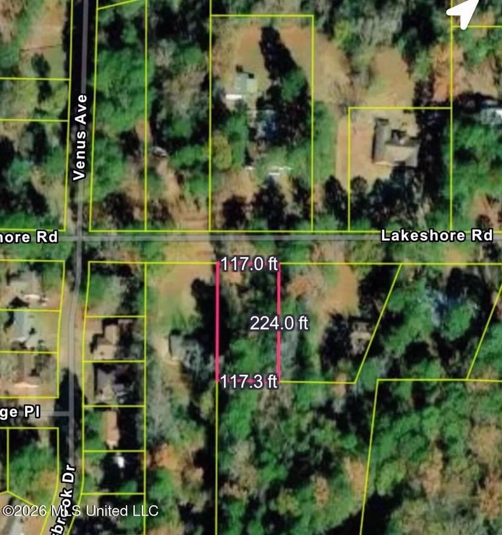 Property from Lake Shore Road - KW - Jackson, Mississippi, 39212