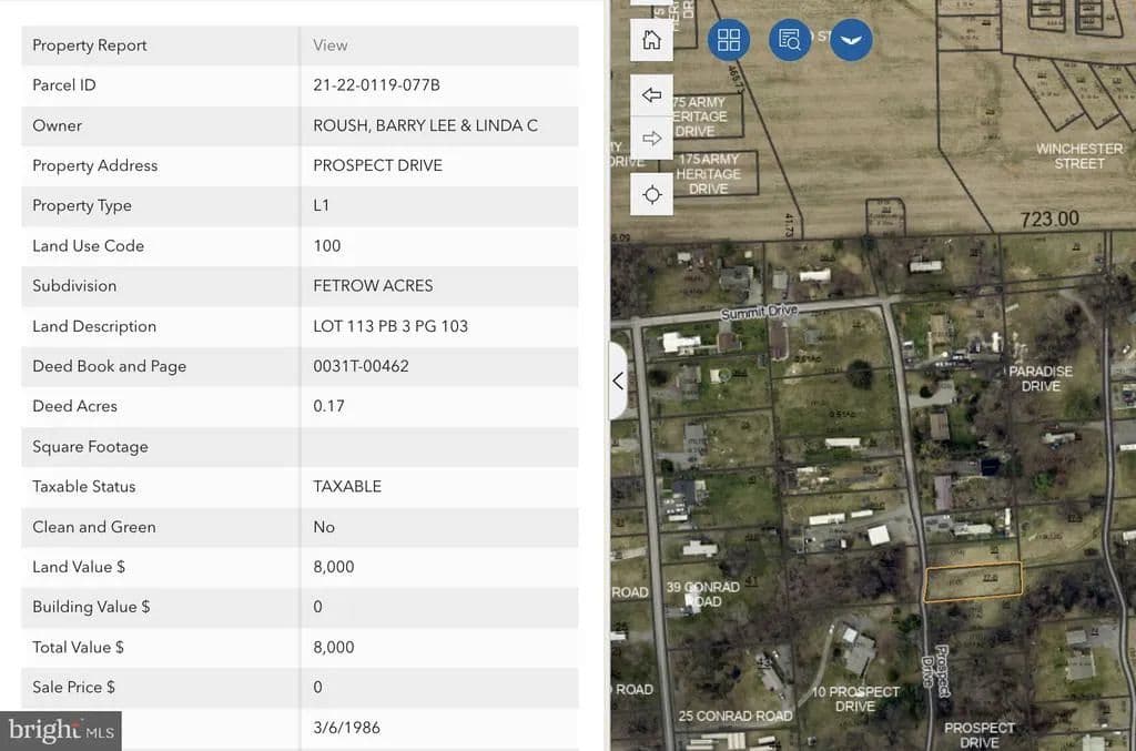 0.17 Acres of Land for Sale in CARLISLE, PA - Carlisle, Pennsylvania, 17015
