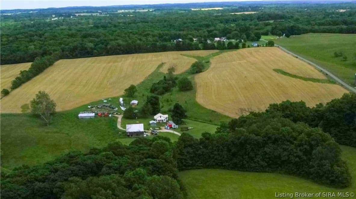 61.93 Acres of Land for Sale in Pekin, Indiana - Pekin, Indiana, 47167