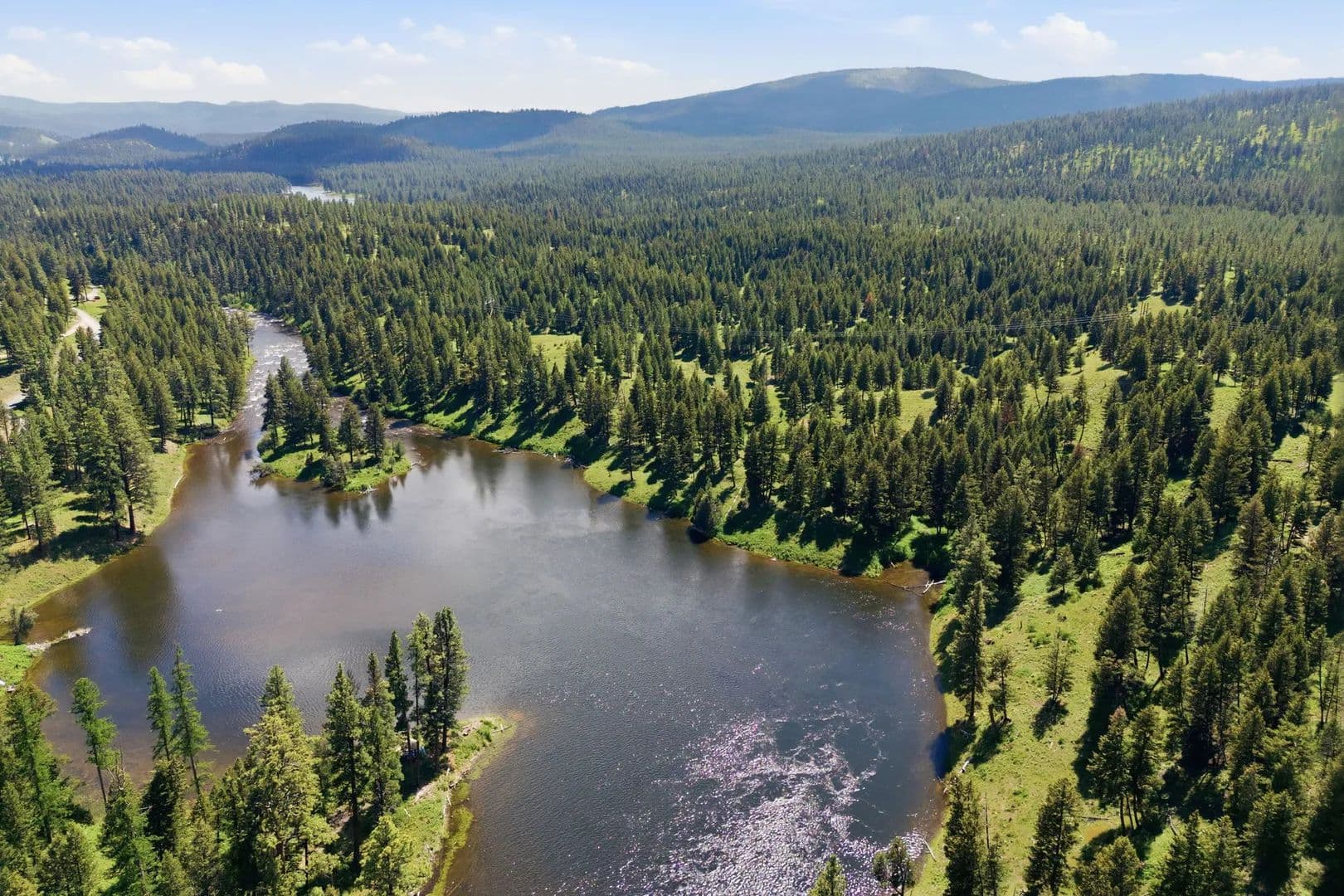Property from Lot 3 Big Waters Ranch Road - KW - Seeley Lake, Montana, 59868