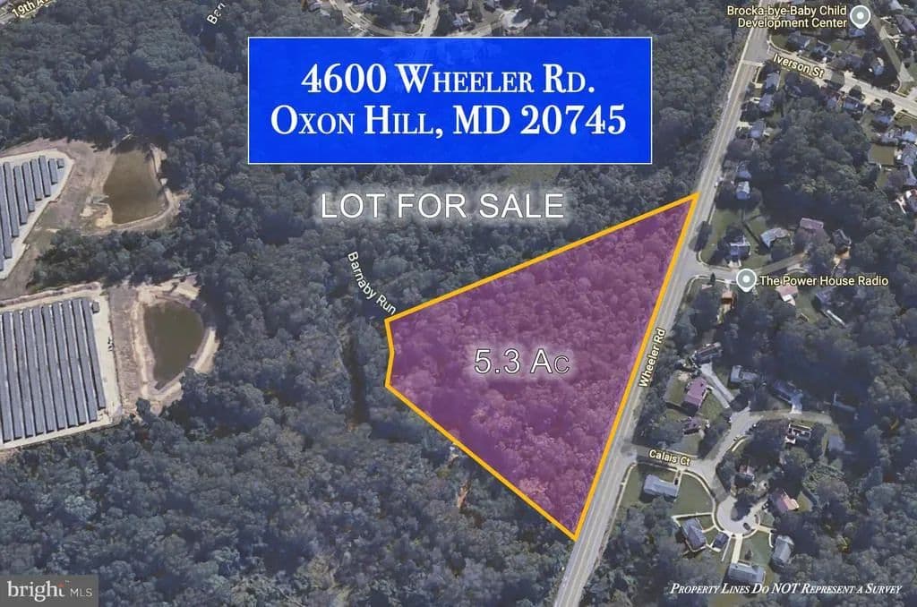 5.3 Acres of Land for Sale in OXON HILL, MD - Oxon Hill, Maryland, 20745